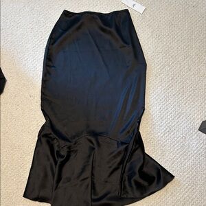 Kimchi Blue Asymmetrical Black Skirt